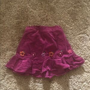 Gymboree Purple Skirt with Floral Accents